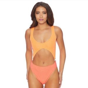 Reef Splash Cut Out One Piece